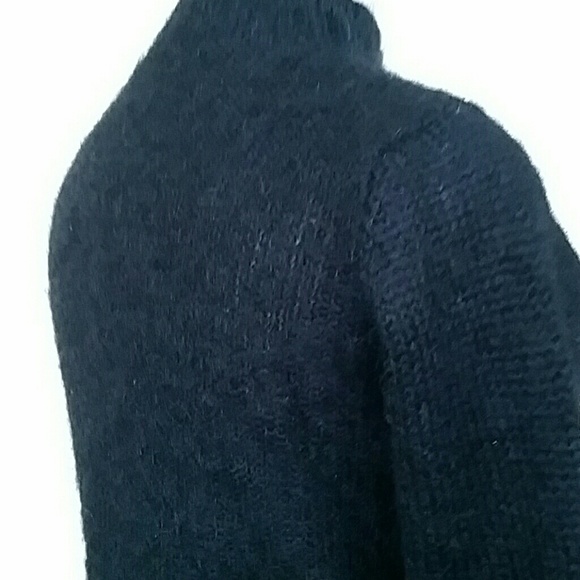 Marks & Spencers black mohair/Acrylic  sweater. - Picture 3 of 8